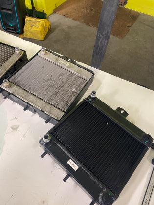 CSF BMW F8X M3/M4/M2C Auxiliary Radiators w/ Rock Guards (Sold Individually - Fits Left and Right)
