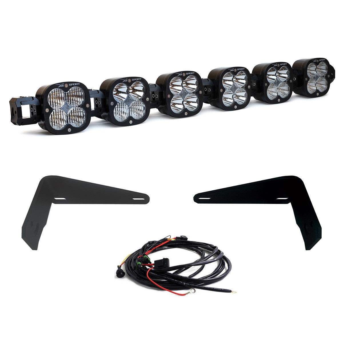 Baja Designs Ford XL Linkable Bumper Light Kit - Ford 2021-2025 Bronco; 2022-2025 Bronco Raptor; NOTE: w/ OE Steel Bumper
