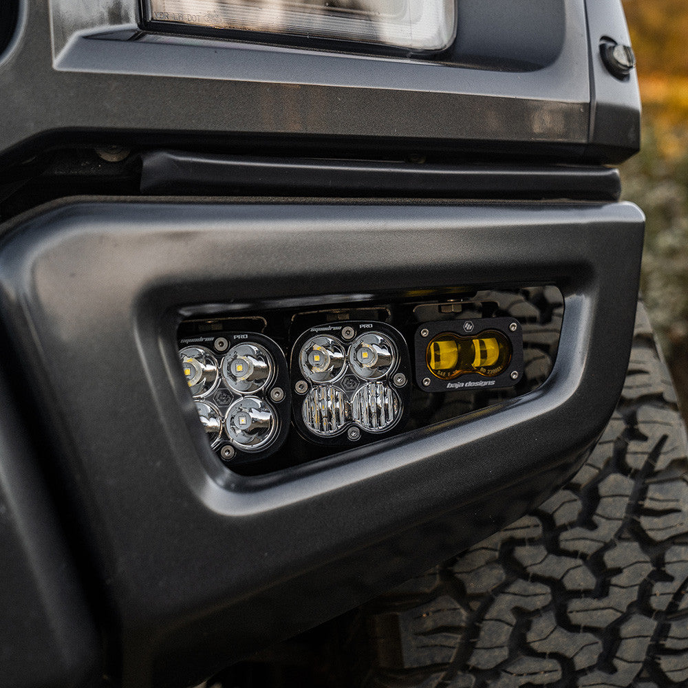 Baja Designs Ford Raptor Squadron/S2 SAE “Pro” Fog Pocket Light Kit - Ford 2017-20 F-150; NOTE: Raptor