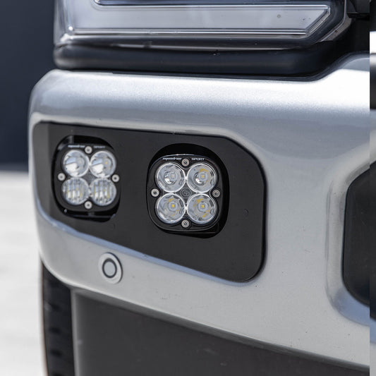 Baja Designs Ford Squadron Sport Dual Fog Pocket Light Kit - Ford 2023-2025 F-250/350 Super Duty