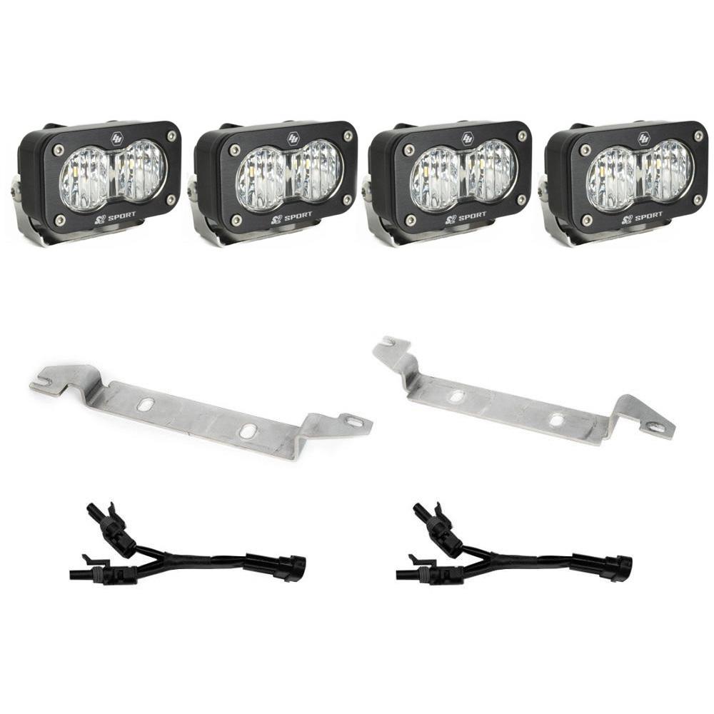 Baja Designs Toyota S2 Sport Dual Fog Pocket Light Kit - Toyota 2022-2025 Tundra