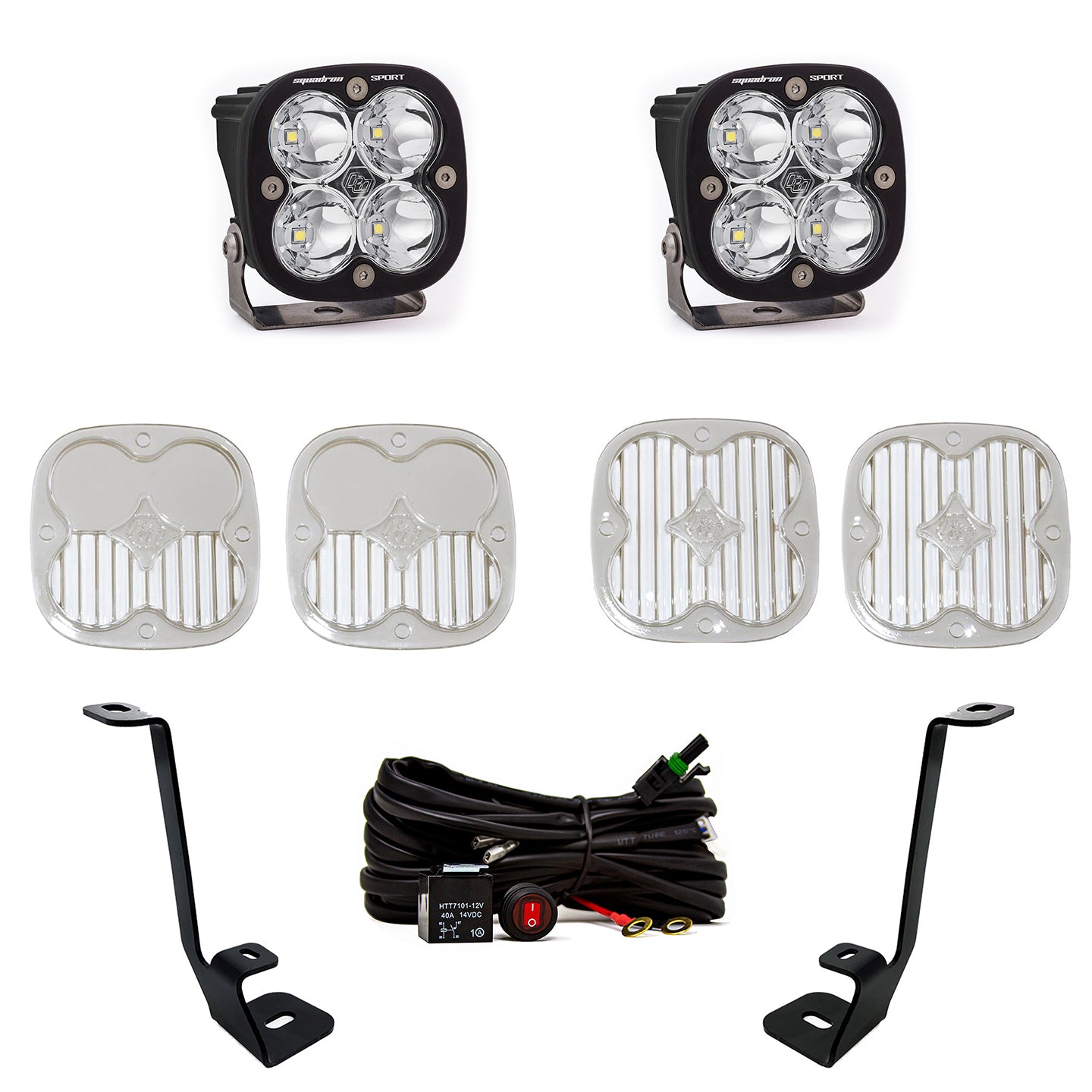 Baja Designs Ford Squadron Sport A-Pillar Light Kit - Ford 2021-22 F-150
