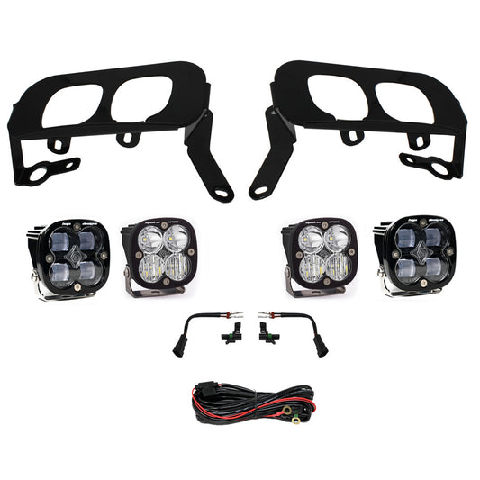 Baja Designs Squadron Sport/SAE Dual Fog Pocket Light Kit - 2014-15 Chevrolet Silverado 1500