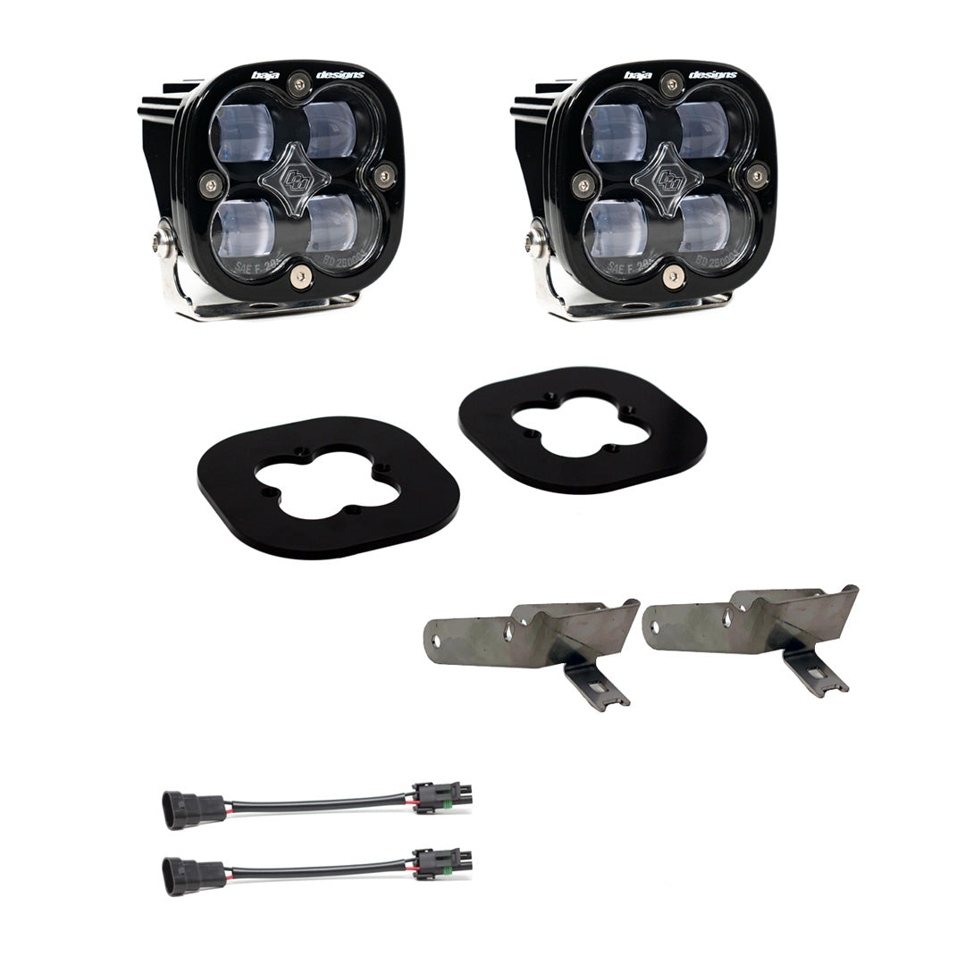 Baja Designs Ford Squadron Fog Pocket Light Kit - Ford 2011-16 F-250/350 Super Duty