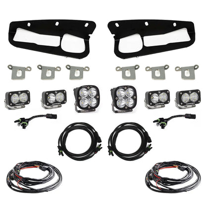 Baja Designs Ford Squadron Pro/Dual S2 Sport Steel Bumper Fog Pocket Light Kit - Ford 2021-2025 Bronco; 2022-2025 Bronco Raptor; NOTE: w/ OE Steel Bumper