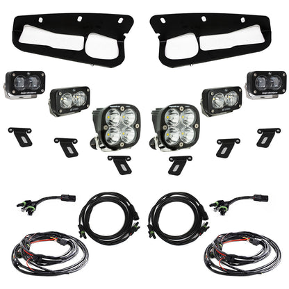 Baja Designs Ford Bronco S2 SAE “Pro” Fog Pocket Light Kit - Ford 2021-2025 Bronco; Steel Bumper