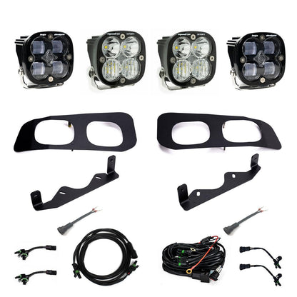 Baja Designs Ford Squadron SAE/Squadron Sport Dual Fog Pocket Light Kit - Ford 2023-2025 F-250/350 Super Duty