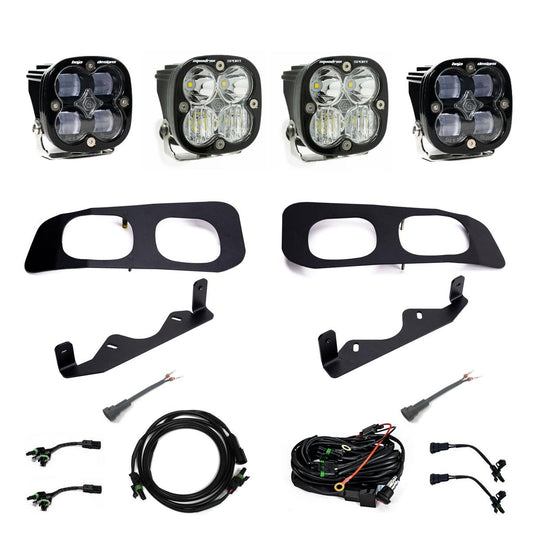Baja Designs Ford Squadron SAE/Squadron Sport Dual Fog Pocket Light Kit - Ford 2023-2025 F-250/350 Super Duty