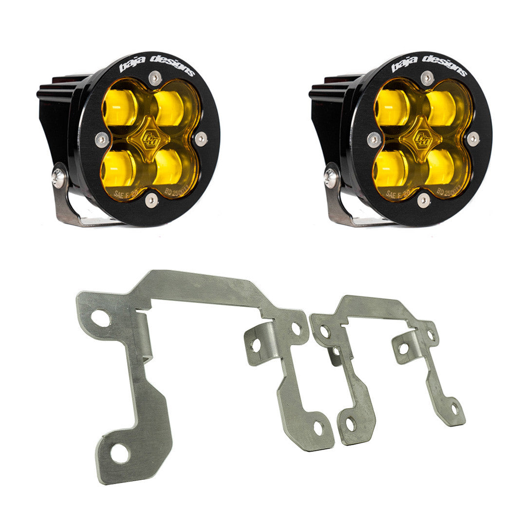 Baja Designs Ford Squadron SAE Fog Pocket Light Kit - Ford 2019-2023 Ranger; 2021-2025 Bronco NOTE: w/ OE Plastic Bumper