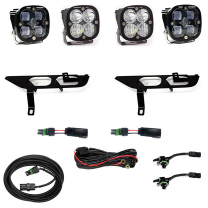 Baja Designs Ford Squadron SAE/Pro Fog Pocket Light Kit - Ford 2021-23 F-150; NOTE: w/ Daytime Running Lights (DRL)