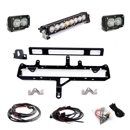 Baja Designs Toyota S8 10" Light Bar / S2 Pro TRD Pro Grille Conversion Light Kit - 2024-On Toyota Tacoma