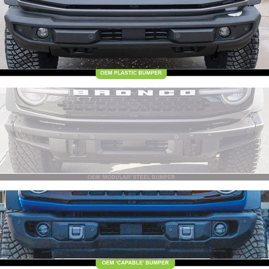 Baja Designs Ford Squadron Sport Fog Pocket Light Kit - Ford 2019-2023 Ranger; 2021-2025 Bronco NOTE: w/ OE Plastic Bumper