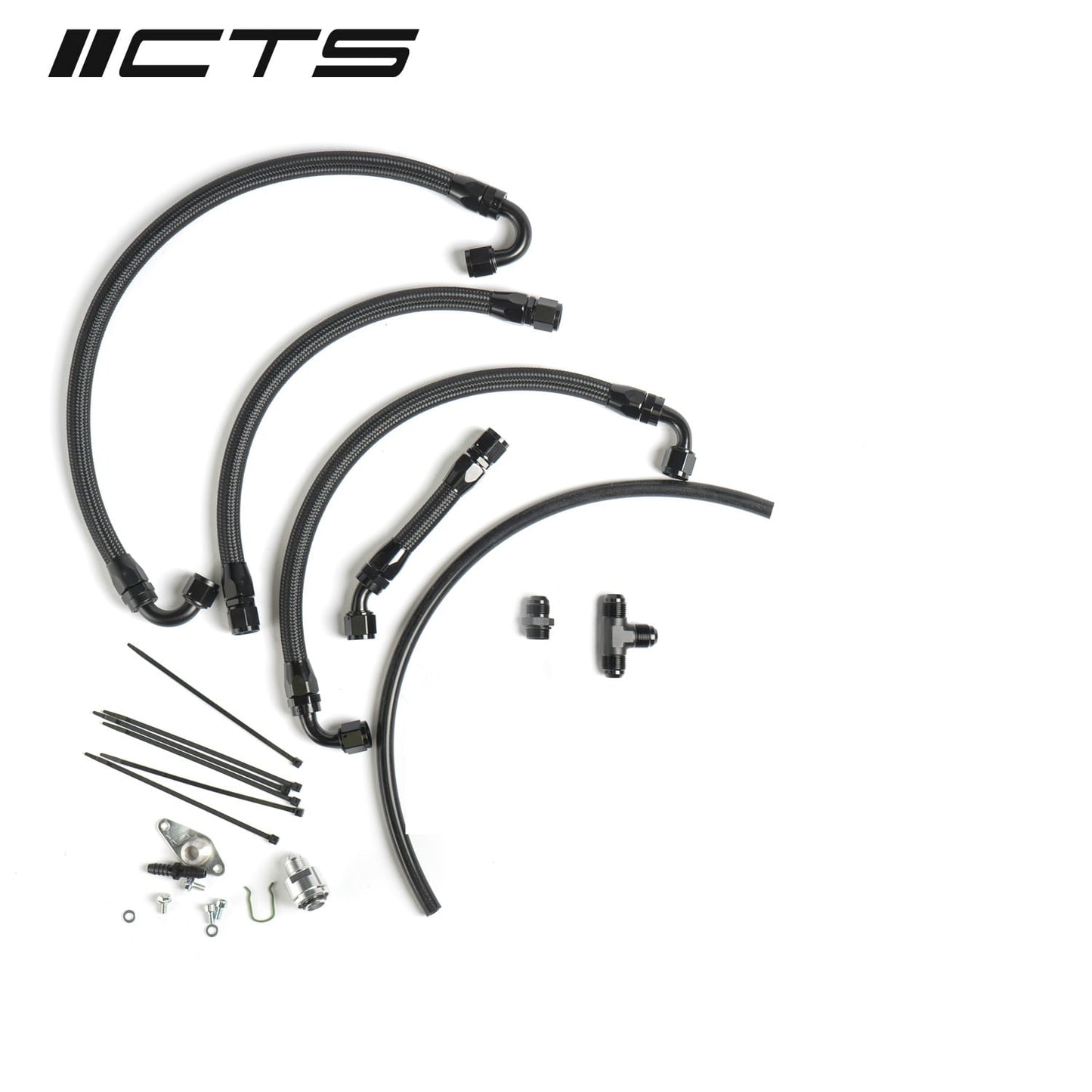 CTS Turbo MK5 FSI catch can conversion kit for Billet Valve cover