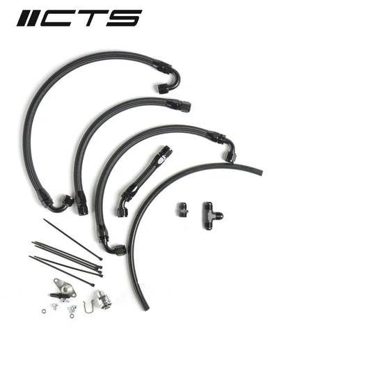 CTS Turbo MK5 FSI catch can conversion kit for Billet Valve cover