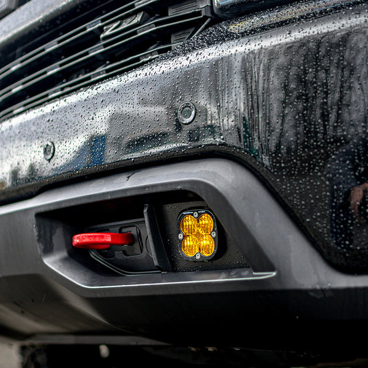 Baja Designs Chevy Squadron Sport Fog Pocket Light Kit - Chevy 2019-22 Silverado 1500 / 2020-22 2500HD/3500HD