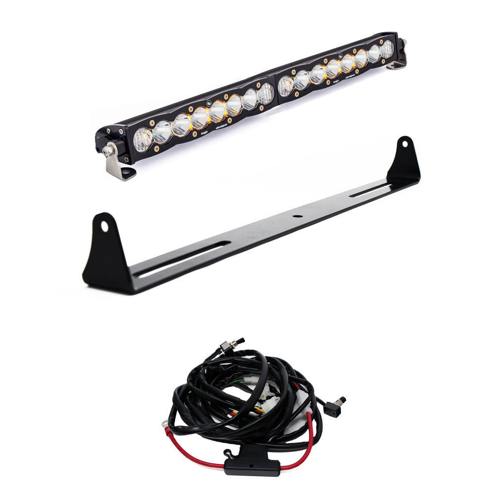 Baja Designs Chevy/GMC S8 20 Inch Bumper Light Bar Kit - Chevy/GMC 2007-13 Silverado/Sierra 1500/2500HD/3500HD {'07 New Body Style}