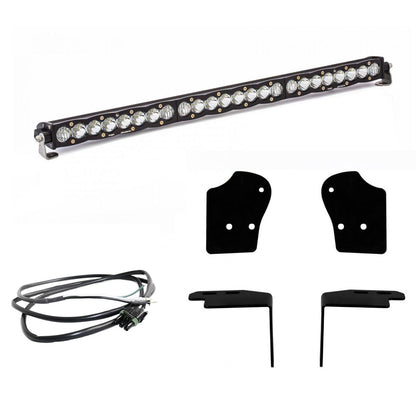 Baja Designs Ford S8 30 Inch Grille Upper Light Bar Kit - Ford 2017-20 F-150; NOTE: Raptor