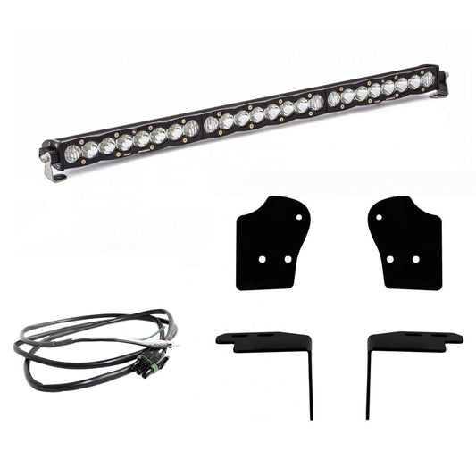 Baja Designs Ford S8 30 Inch Grille Upper Light Bar Kit - Ford 2017-20 F-150; NOTE: Raptor
