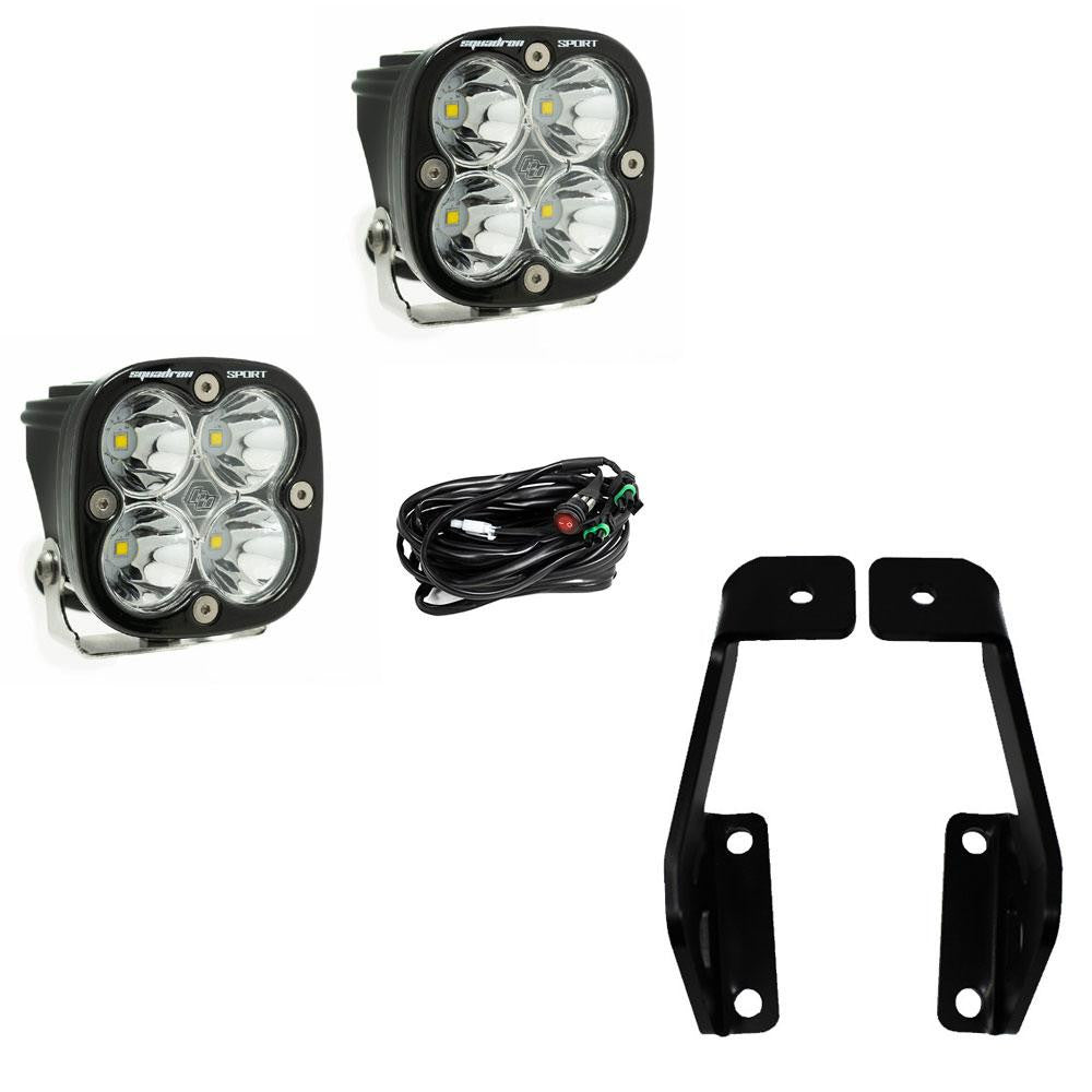 Baja Designs Ford Squadron Sport A-Pillar Light Kit - Ford 2009-14 F-150; 2010-2014 SVT Raptor