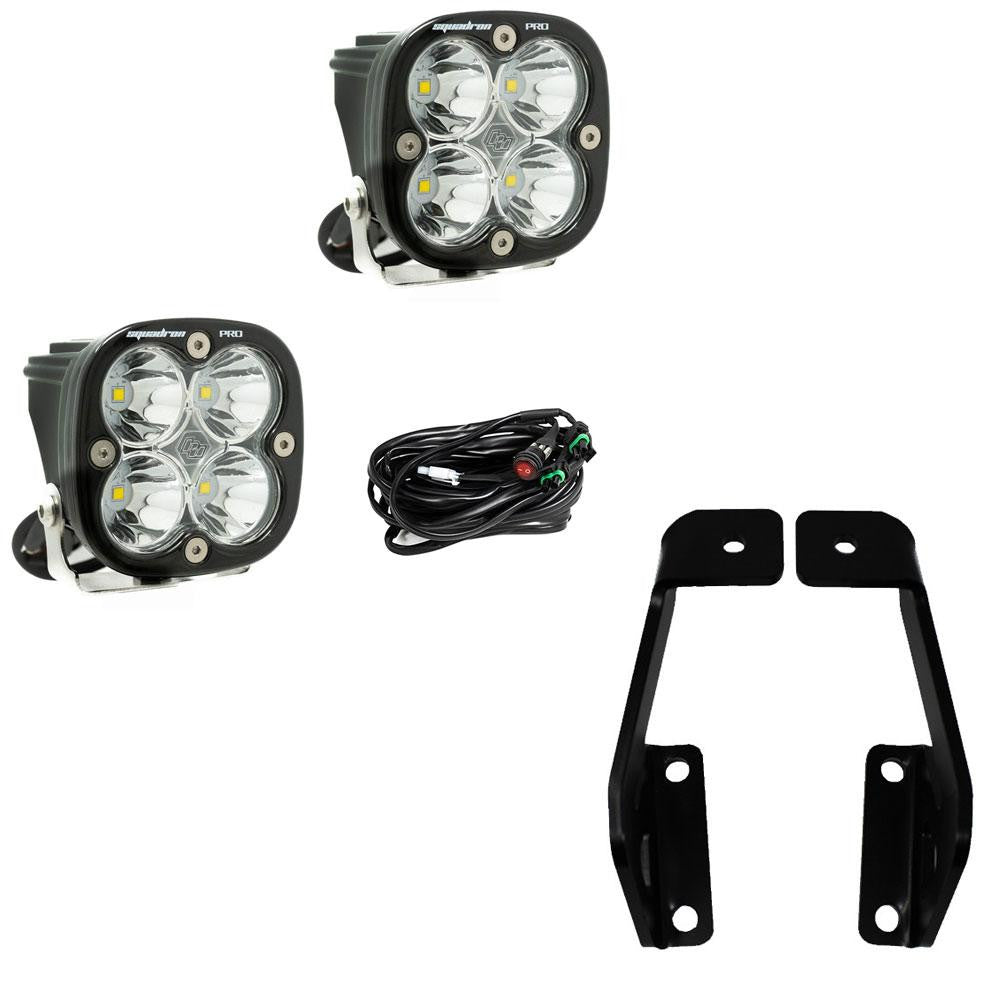 Baja Designs Ford Squadron Pro A-Pillar Light Kit - Ford 2009-14 F-150; 2010-2014 SVT Raptor