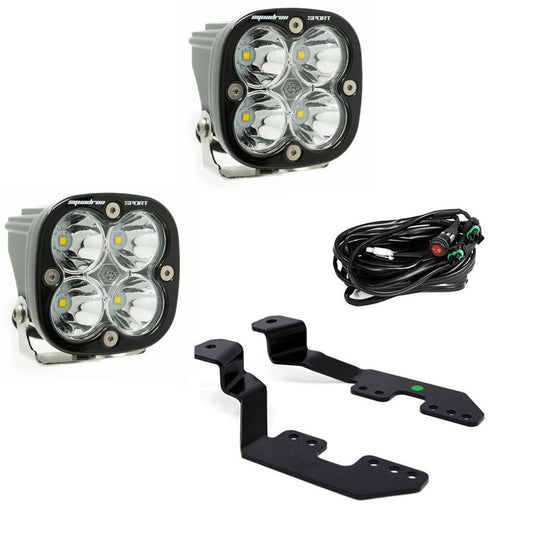Baja Designs Chevy/GMC Squadron Sport A-Pillar Light Kit - Chevy/GMC 2014-18 Silverado/Sierra 1500; 2015-19 Colorado/Canyon