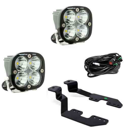 Baja Designs Chevy/GMC Squadron Pro A-Pillar Light Kit - Chevy/GMC 2014-18 Silverado/Sierra 1500; 2015-19 Colorado/Canyon