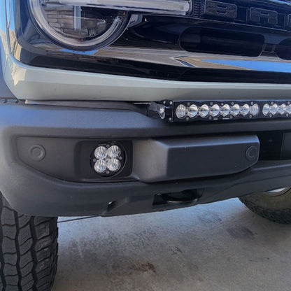 Baja Designs Ford Squadron Pro Fog Pocket Light Kit - Ford 2019-2023 Ranger; 2021-2025 Bronco NOTE: w/ OE Plastic Bumper