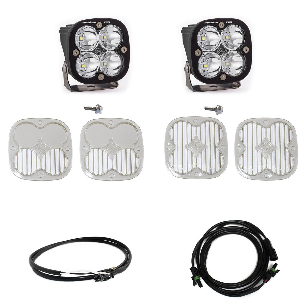 Baja Designs Ford Squadron Pro A-Pillar Light Kit - Ford 2021-2025 Bronco; 2022-2025 Bronco Raptor