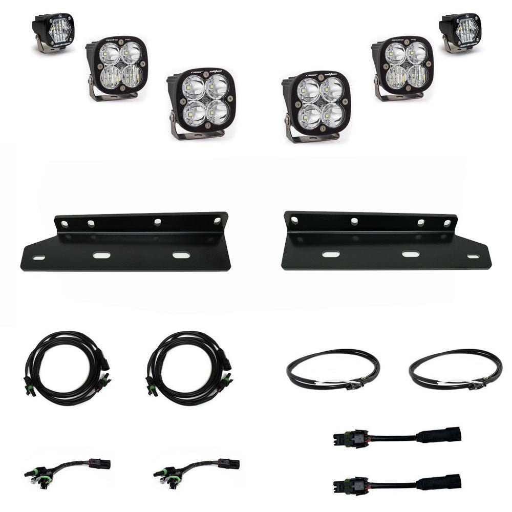 Baja Designs Ford Squadron Unlimited/S1 Fog Pocket Light Kit - Ford 2021-2025 F-150; NOTE: Raptor