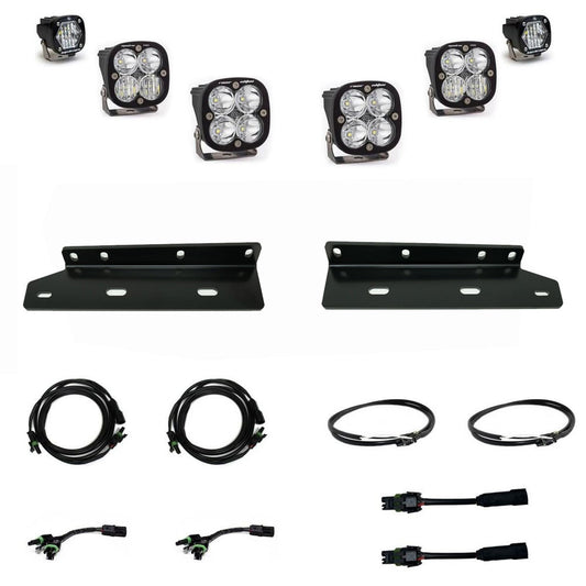 Baja Designs Ford Squadron Unlimited/S1 Fog Pocket Light Kit - Ford 2021-2025 F-150; NOTE: Raptor