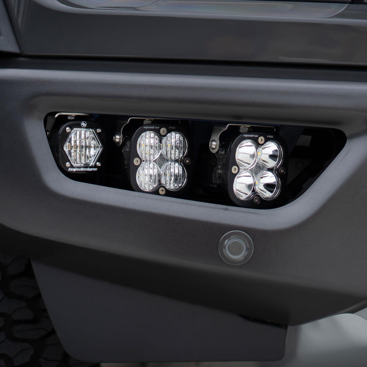 Baja Designs Ford Squadron Unlimited/S1 Fog Pocket Light Kit - Ford 2021-2025 F-150; NOTE: Raptor