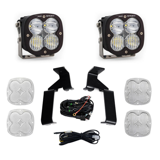 Baja Designs Ford XL Sport A-Pillar Light Kit - 2021-2025 Ford Raptor / Raptor R / Raptor 37