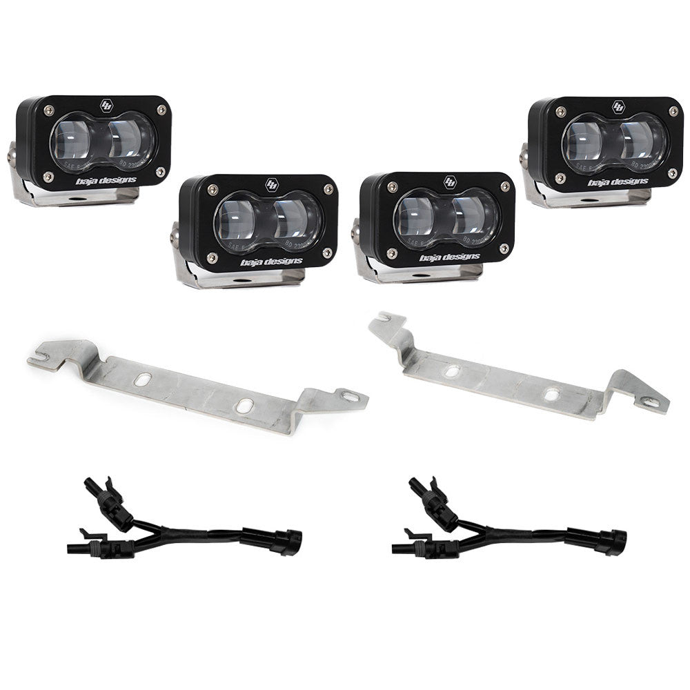 Baja Designs Toyota S2 SAE OEM Fog Light Replacement Kit - Toyota 2022-2025 Tundra