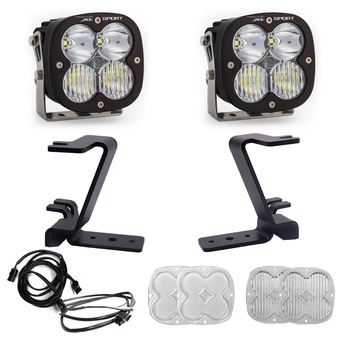 Baja Designs Ford XL Sport A-Pillar Light Kit - Ford 2023-2025 F-250/350 Super Duty