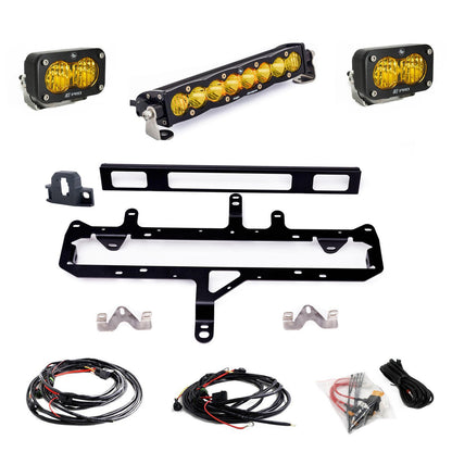Baja Designs Toyota S8 10" Light Bar / S2 Pro TRD Pro Grille Conversion Light Kit - 2024-On Toyota Tacoma