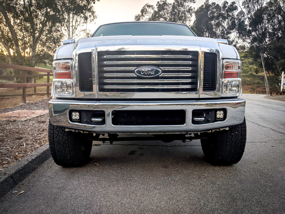 Baja Designs Ford Squadron Fog Pocket Light Kit - Ford 1999-10 F-250/350 Super Duty