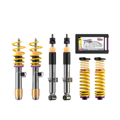KW Suspensions 352200EQ KW V3 Coilover Kit Bundle - BMW G80 M3 Sedan, G82 M4 Coupe; 4WD; Incl. Competition